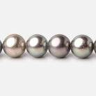 9-10mm Peacock Tahitian Saltwater Pearl 16 inch 42 Beads AA - BeadsofCambay.com