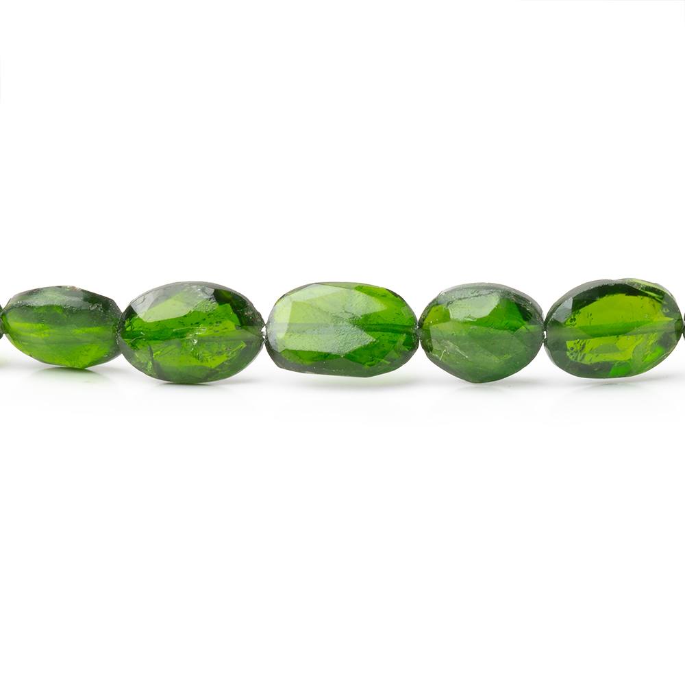 6-8mm Chrome Diopside Faceted Oval 16 inch 54 Beads - BeadsofCambay.com