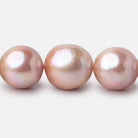 11-15mm Rose Pink Baroque Freshwater Pearls 15.5 inch 31 Beads - BeadsofCambay.com