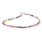2-5mm Multi Color Sapphire Plain Chip 16 inch 215 Beads - BeadsofCambay.com