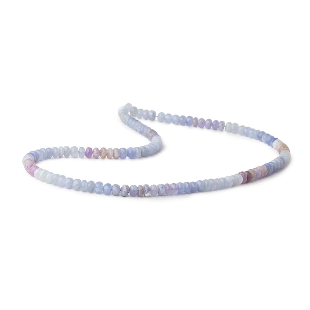5.5-6mm Hackmanite Plain Rondelle Beads 18 inch 120 pieces - Beadsofcambay.com