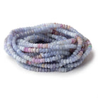 5.5-6mm Hackmanite Plain Rondelle Beads 18 inch 120 pieces - Beadsofcambay.com