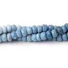 5.5 - 6mm Owyhee Blue Opal Faceted Rondelle Beads 16 inch 112 pieces - Beadsofcambay.com