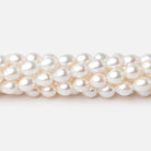 5.5 - 7mm Creamy White Baroque Freshwater Pearls 15 inch 60 Beads AAA - Beadsofcambay.com
