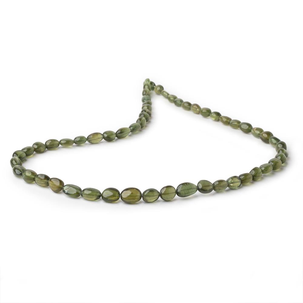 5.5 - 9mm Green Apatite Plain Nugget Beads 16 inch 52 pieces - Beadsofcambay.com
