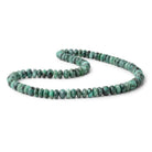 7.5-8mm Brazilian Emerald Faceted Rondelle 16 inch 85 Beads - BeadsofCambay.com