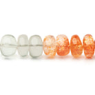 6.5-7mm Multi Color Madagascar Sunstone Plain Rondelle 18 inch 110 Beads AA - BeadsofCambay.com