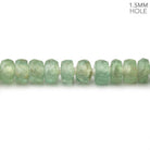 4.5-5mm Green Kyanite 1.5mm Large Hole Faceted Rondelle 8 inch 68 Beads - BeadsofCambay.com
