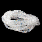 4-6mm Red Fire Rainbow Moonstone Plain Rondelle 16 inch 152 Beads AAA - BeadsofCambay.com