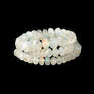 7-10mm Red Fire Rainbow Moonstone Plain Rondelle 15 inch 70 Beads AA - BeadsofCambay.com