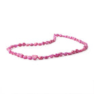 5x5-9x6mm Ruby Plain Nugget Beads 15 inch 50 pieces - BeadsofCambay.com
