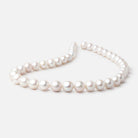 9-11mm Off White Near Round Freshwater Pearls 15.75 inch 39 Beads - BeadsofCambay.com