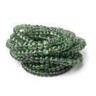 4-6.5mm Green Apatite Faceted Rondelle Beads 15.5 inch 120 pieces - BeadsofCambay.com