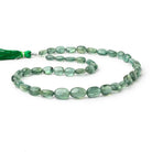 7-11mm Green Apatite Plain Nugget Beads 15.5 inch 32 pieces - BeadsofCambay.com