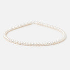 5.5mm Creamy White Ringed Baroque Freshwater Pearls 15 inch 68 Beads - Beadsofcambay.com