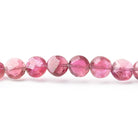 5.5mm Pink Tourmaline Faceted Coin Beads 16 inch 75 pieces AA - Beadsofcambay.com
