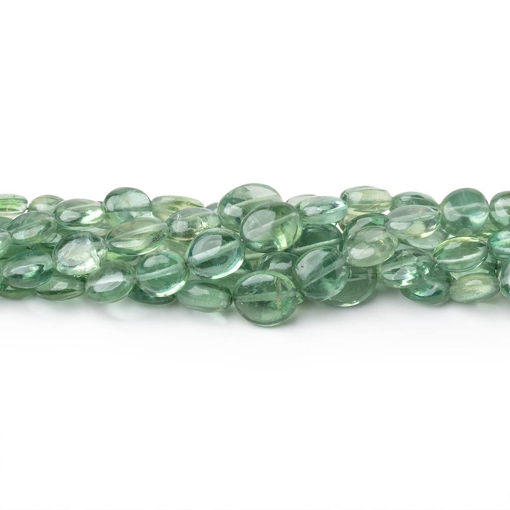 3.5-7mm Green Apatite Plain Oval Beads 15.5 inch 68 pieces - BeadsofCambay.com