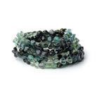 5mm Indicolite & Green Tourmaline Faceted Heart Beads 16 inch 78 pieces - Beadsofcambay.com
