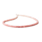5mm Ombré Pink Peruvian Opal Plain Heishi Beads 18 inch 300 pieces - Beadsofcambay.com