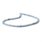 5mm Owyhee Denim Blue Opal Plain Rondelle 16 inch 128 Beads - Beadsofcambay.com