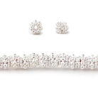 5x3mm Daisy & Twist Stack Spacer Beads 8 inch 60 pieces - Beadsofcambay.com