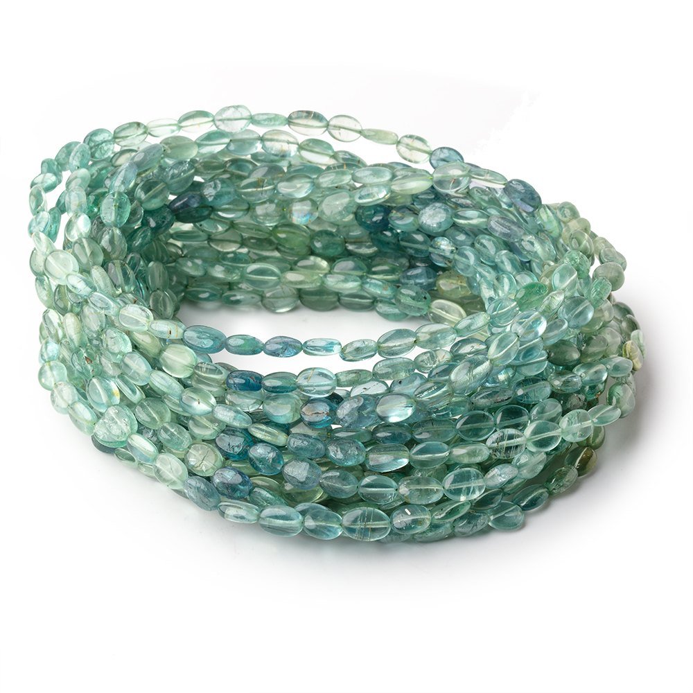5x4-7x5mm Kornerupine Plain Oval Beads 18 inch 70 pieces AA - Beadsofcambay.com