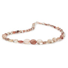 6 - 12mm Oregon Sunstone Plain Oval Beads 16 inch 45 pieces AAA - Beadsofcambay.com