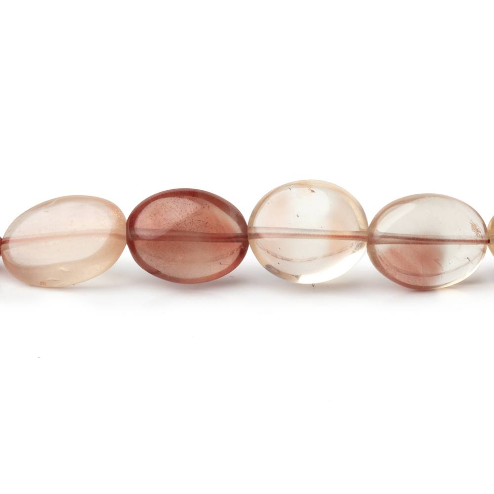 6 - 12mm Oregon Sunstone Plain Oval Beads 16 inch 45 pieces AAA - Beadsofcambay.com