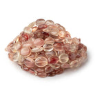 6 - 12mm Oregon Sunstone Plain Oval Beads 16 inch 45 pieces AAA - Beadsofcambay.com