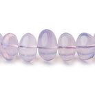 6 - 13mm Lavender Quartz Plain Rondelle 16 inch 60 Beads AAA - Beadsofcambay.com