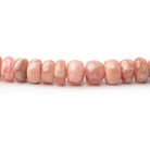 6 - 6.5mm Rhodochrosite Plain Rondelle Beads 16 inch 96 pieces - Beadsofcambay.com
