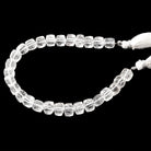 6 - 7mm Crystal Quartz Faceted Cubes 7.5 inch 27 Beads - Beadsofcambay.com