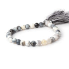 6 - 7mm Dendritic Opal Faceted Round Beads 8 inch 29 pieces - Beadsofcambay.com