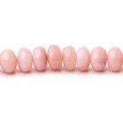 6-7mm Pink Peruvian Opal Plain Rondelle Beads 18 inch 112 pieces AA - Beadsofcambay.com