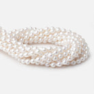 6 - 7mm White Chinese Akoya Saltwater Pearls 15.5 inch 54 Beads - Beadsofcambay.com