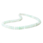 6-8mm Tanzanian Green Opal Plain Rondelle Beads 16 inch 78 pieces - Beadsofcambay.com