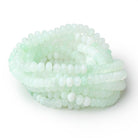 6-8mm Tanzanian Green Opal Plain Rondelle Beads 16 inch 78 pieces - Beadsofcambay.com