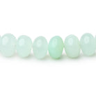 6-8mm Tanzanian Green Opal Plain Rondelle Beads 16 inch 78 pieces - Beadsofcambay.com