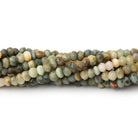 Beadsofcambay Cat's Eye Quartz Faceted Rondelle Front View 1 