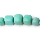 6.5 - 12.5mm Sleeping Beauty Turquoise Plain Cubes 16 inch 48 Beads AAA - Beadsofcambay.com