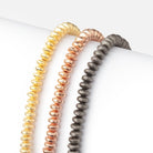 6mm Brushed Disc Beads - Beadsofcambay.com