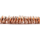 6mm Brushed Wavy Disc Spacers 8 inch 190 Beads - Beadsofcambay.com
