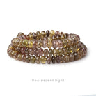 6mm Color Change Garnet Plain Rondelle Beads 18 inch 126 pieces AAA - Beadsofcambay.com