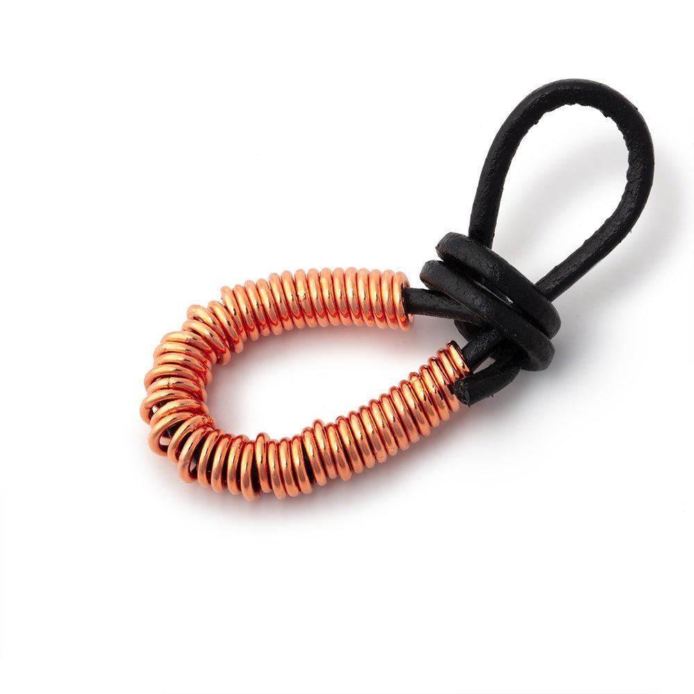 6mm Copper Closed Jump Ring Set of 50 pieces - Beadsofcambay.com