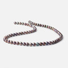 6mm Light Plum Peacock Off Round Freshwater Pearls 15.5 inch 70 Beads AA - Beadsofcambay.com