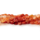 6mm Mexican Fire Opal Plain Coin Beads 17 inch 70 pieces - Beadsofcambay.com