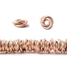 6mm Plain Mobius Large Hole Spacer Beads 8 inch 88 pieces - Beadsofcambay.com