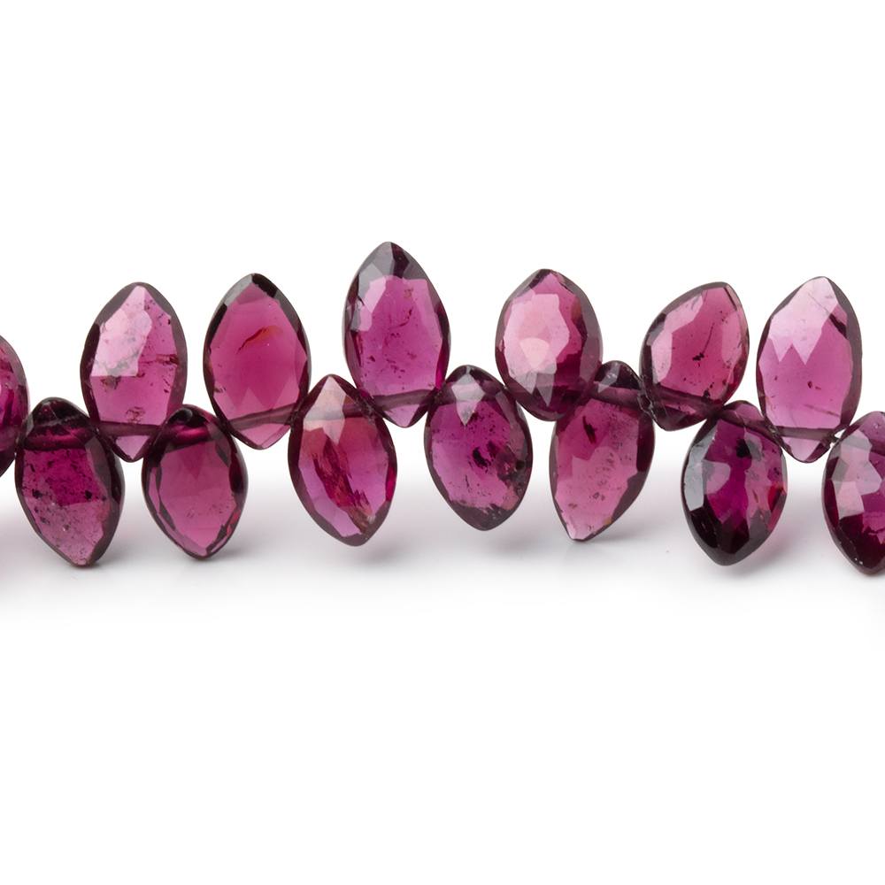 6x4 - 9x5mm Purple Garnet Faceted Marquise Beads 8 inch 54 pieces AA - Beadsofcambay.com