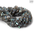 6x5 - 10x4mm Labradorite Plain Nugget 16 inch 78 Beads 1mm Hole - Beadsofcambay.com