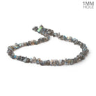 6x5 - 10x4mm Labradorite Plain Nugget 16 inch 78 Beads 1mm Hole - Beadsofcambay.com